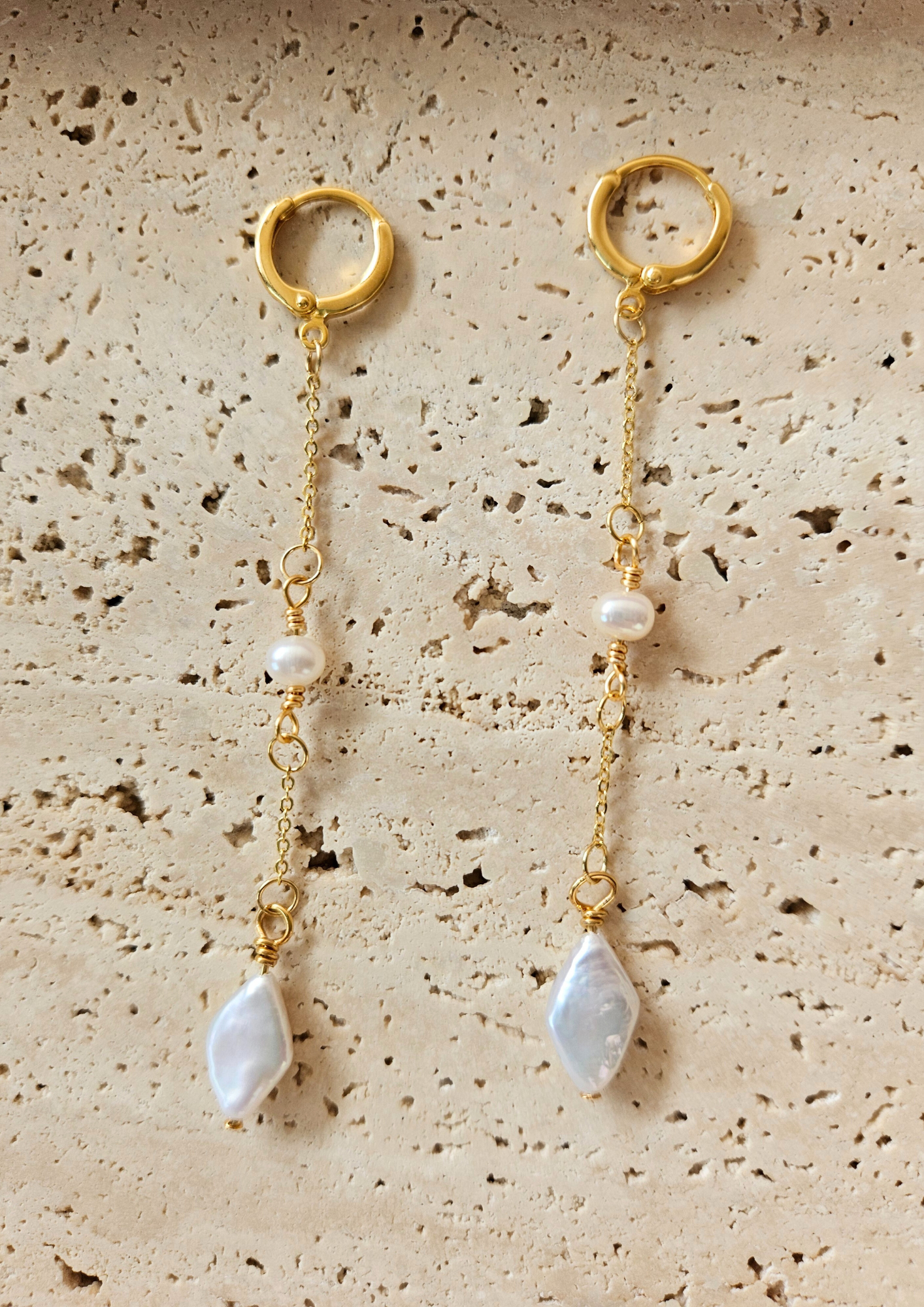 Prismatic Pearl Earring