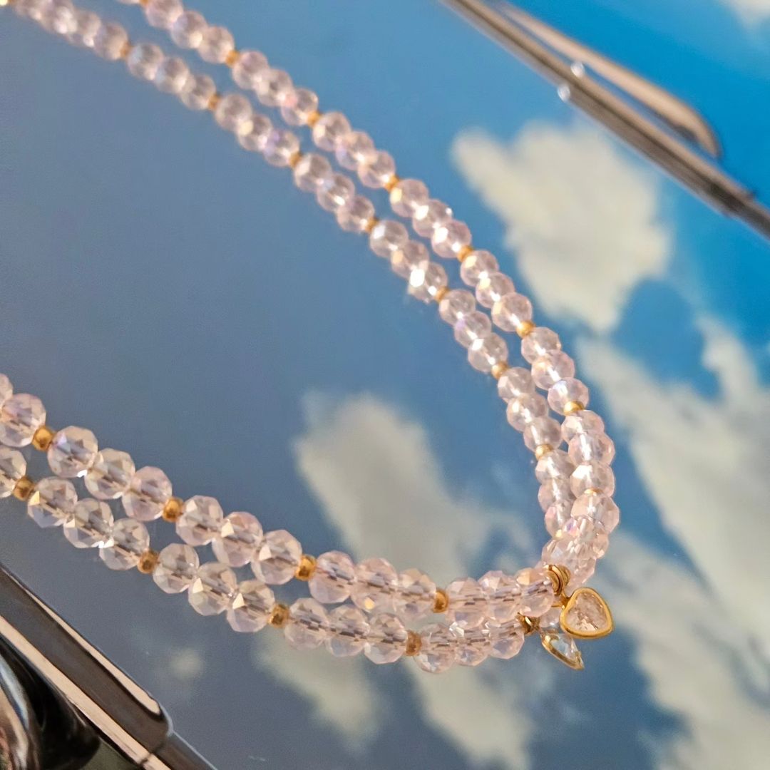 Crystal Heart Serenade Choker