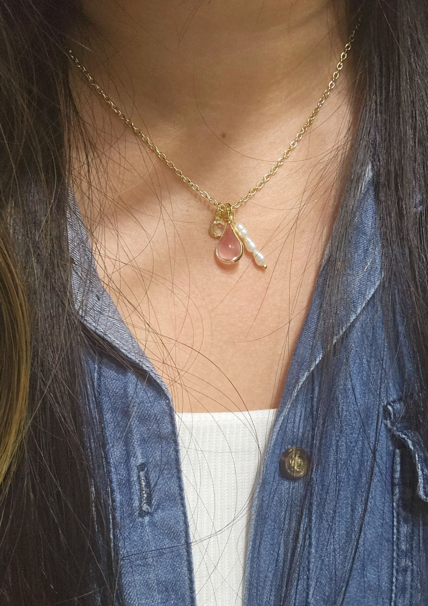 Tripple Pendant Necklace