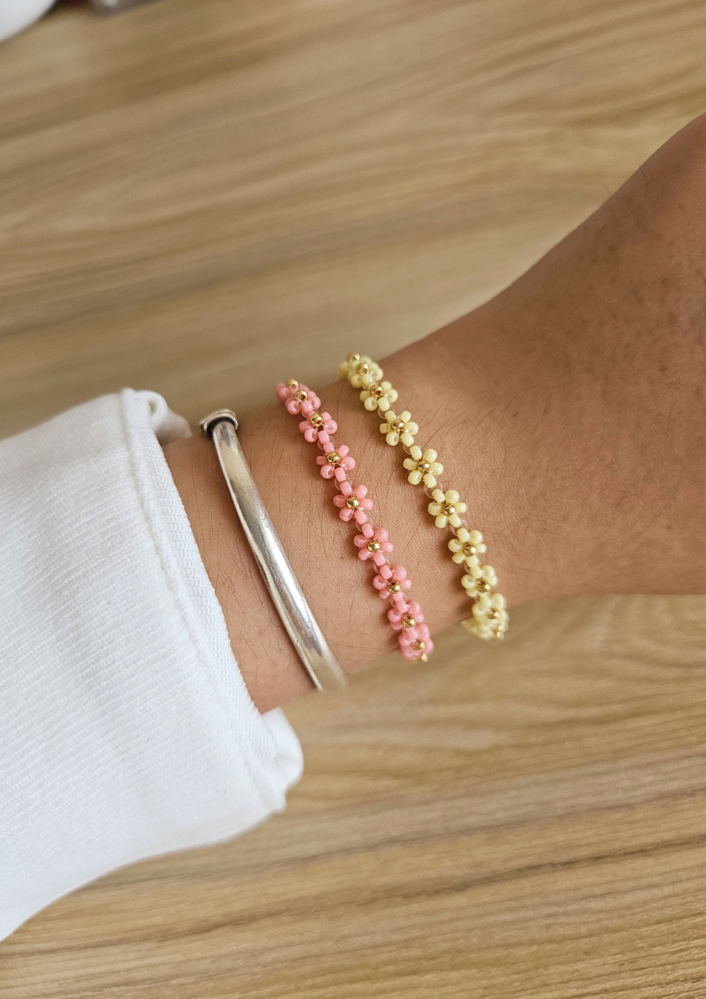 Daisy Flower Bracelet - Necklace