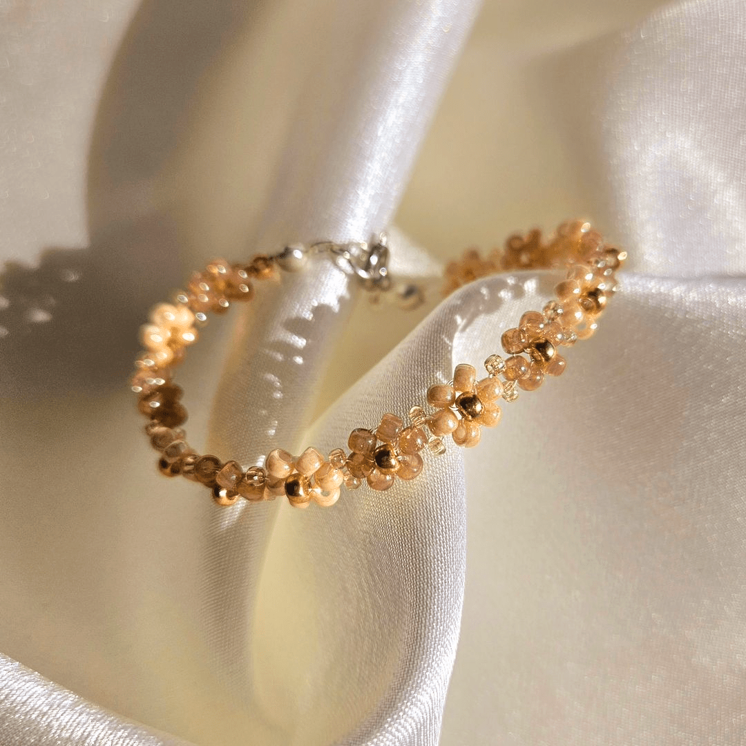 Zinnia Flower Bracelet - Necklace