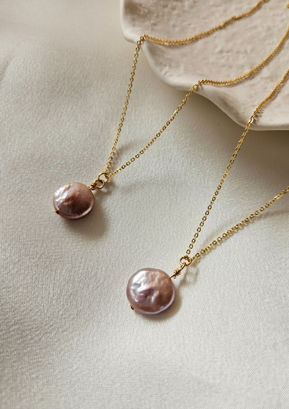 Coin Pearl Necklace