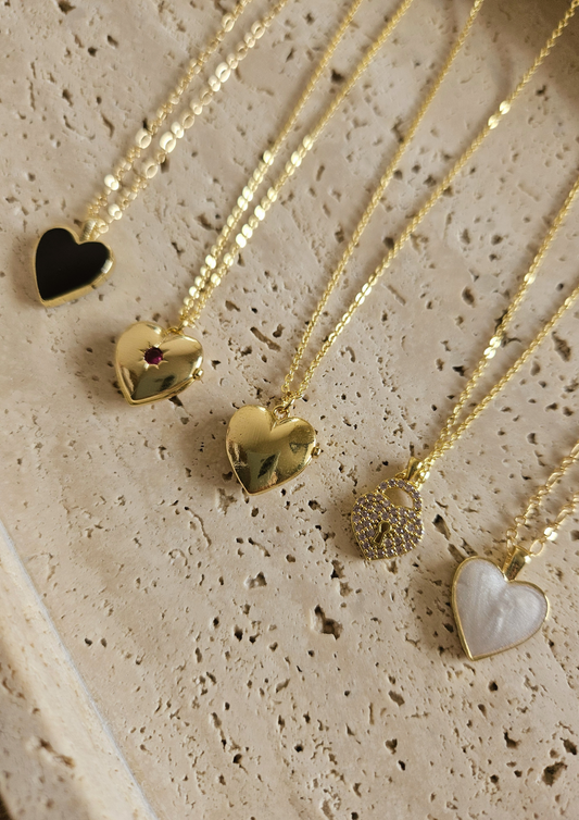Classic Heart Locket Necklace
